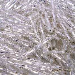 Rokajl Preciosa tyčky 20 mm strieborná 20ks (15503)